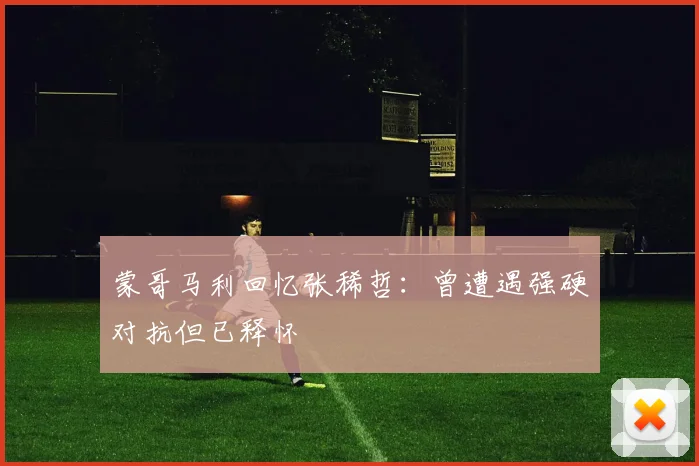 蒙哥马利回忆张稀哲：曾遭遇强硬对抗但已释怀