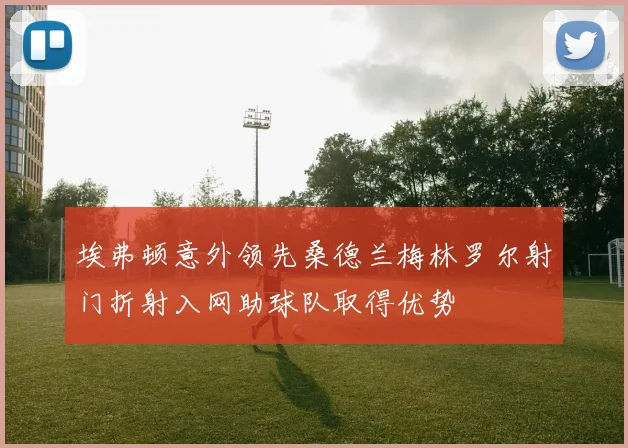 埃弗顿意外领先桑德兰梅林罗尔射门折射入网助球队取得优势